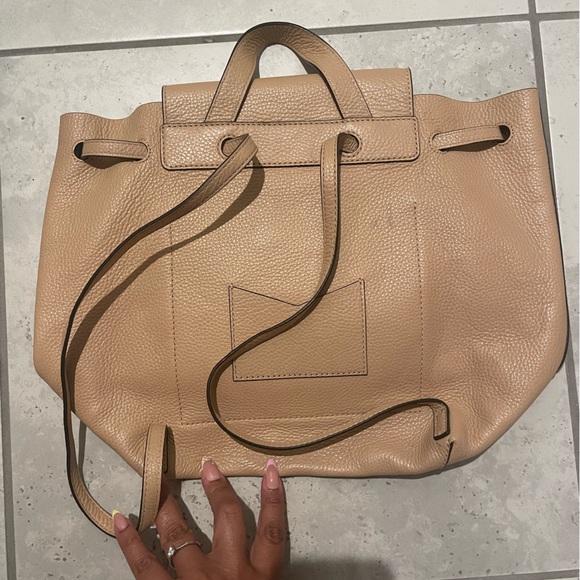 Michael Kors MK Junie Flap Backpack Purse Tote Bag - Picture 5 of 12